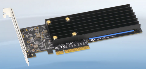 Sonnet Low-profile PCIe Card with Two M.2 NVMe SSD slots - add up to 16TB SSD Sonnet Low-profile PCIe Card with Two M.2 NVMe SSD slots - add up to 16TB SSD